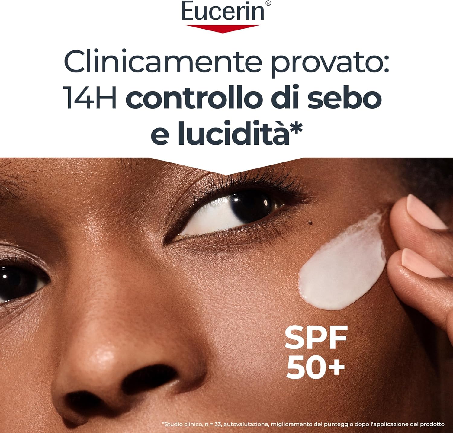 Thumbnail 1 de Eucerin Oil Control Dry Touch Face Sun Gel-Creme SPF50+ (50 ml) per viso opacizzante