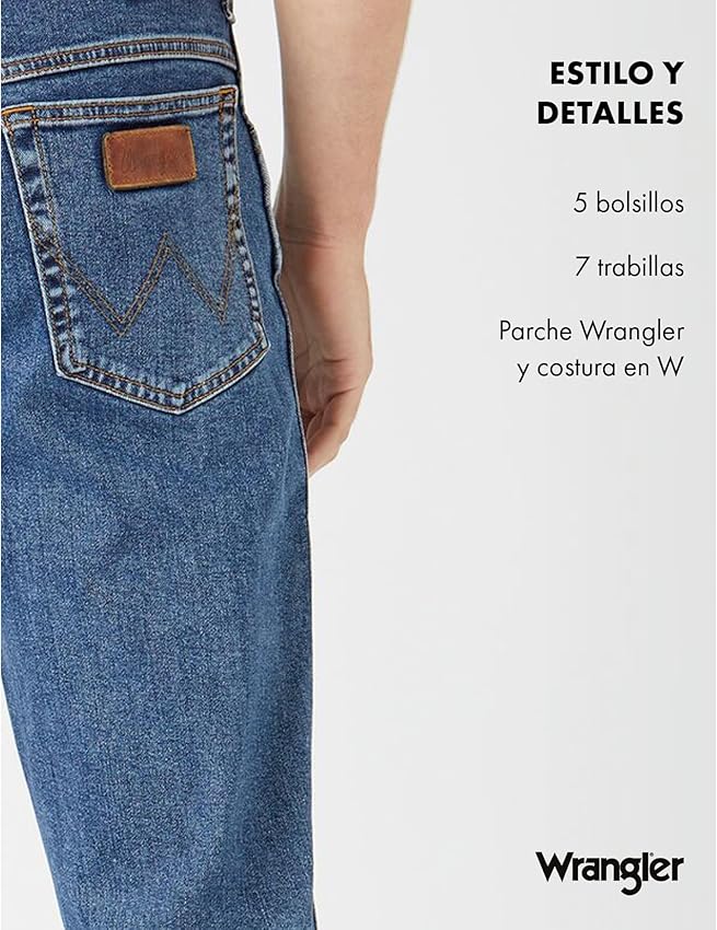 Thumbnail 5 de Wrangler Texas vaqueros 36W x 30L Stonewash