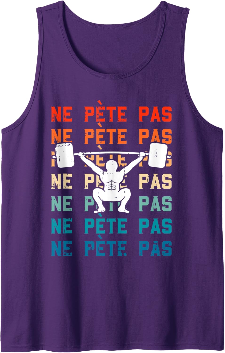 Thumbnail 3 de Ne Pète Pas Squat Débardeur Muscu Humour