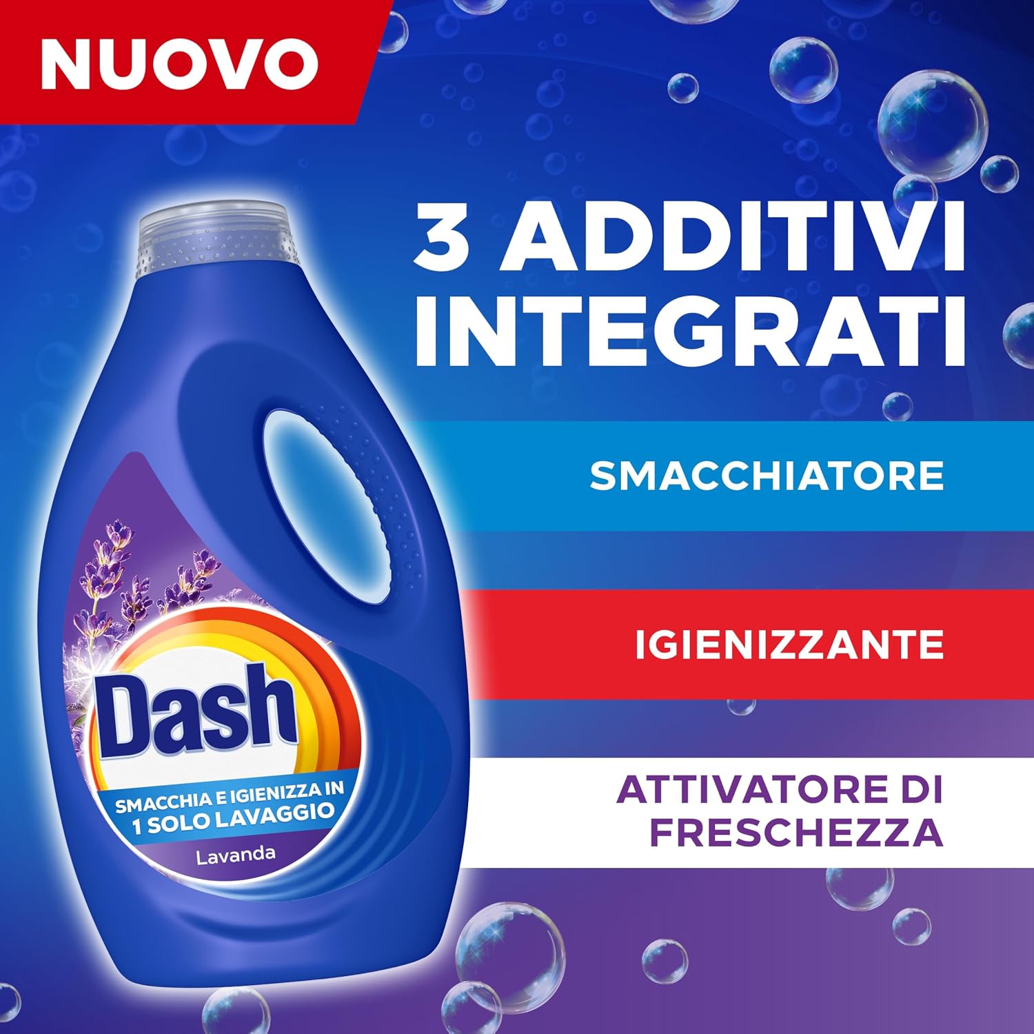 Thumbnail 1 de Dash detersivo liquido per lavatrice alla lavanda, 160 lavaggi (4x40)