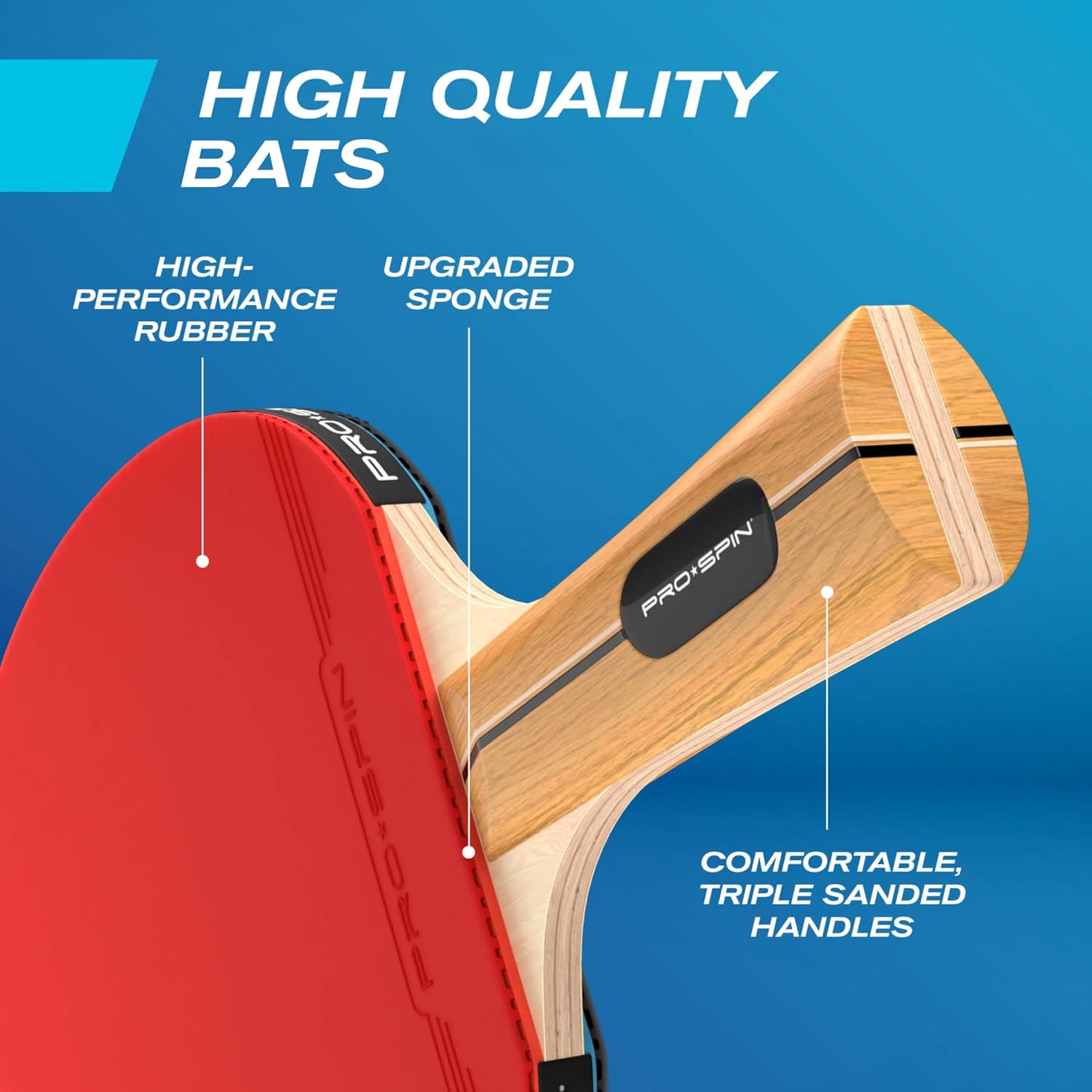 Thumbnail 4 de PRO-SPIN Portable Table Tennis Set 72