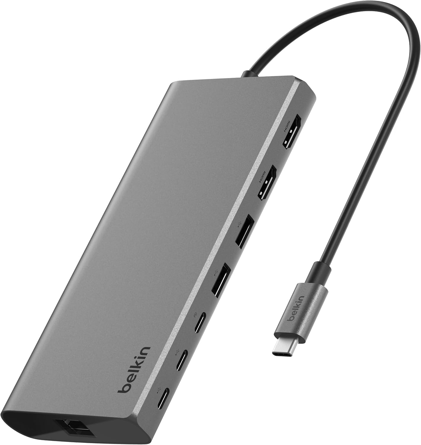 Detalle de Belkin INC009btSGY 7-in-1 USB-Cハブ、2.5Gbpsイーサネット・4K/60Hz HDMI・100W PD