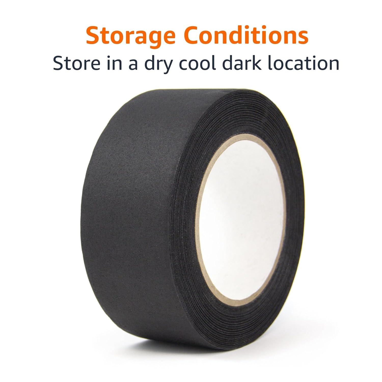Thumbnail 1 de Amazon Basics No Residue Gaffers Tape for Photography, 2" x 90' (Black)