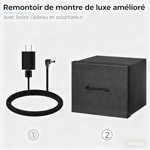 Thumbnail 6 de ANWBROAD Remontoir Montre Automatique 4 Modes – 3 Montres, Moteur Mabuchi Ultra-Silencieux