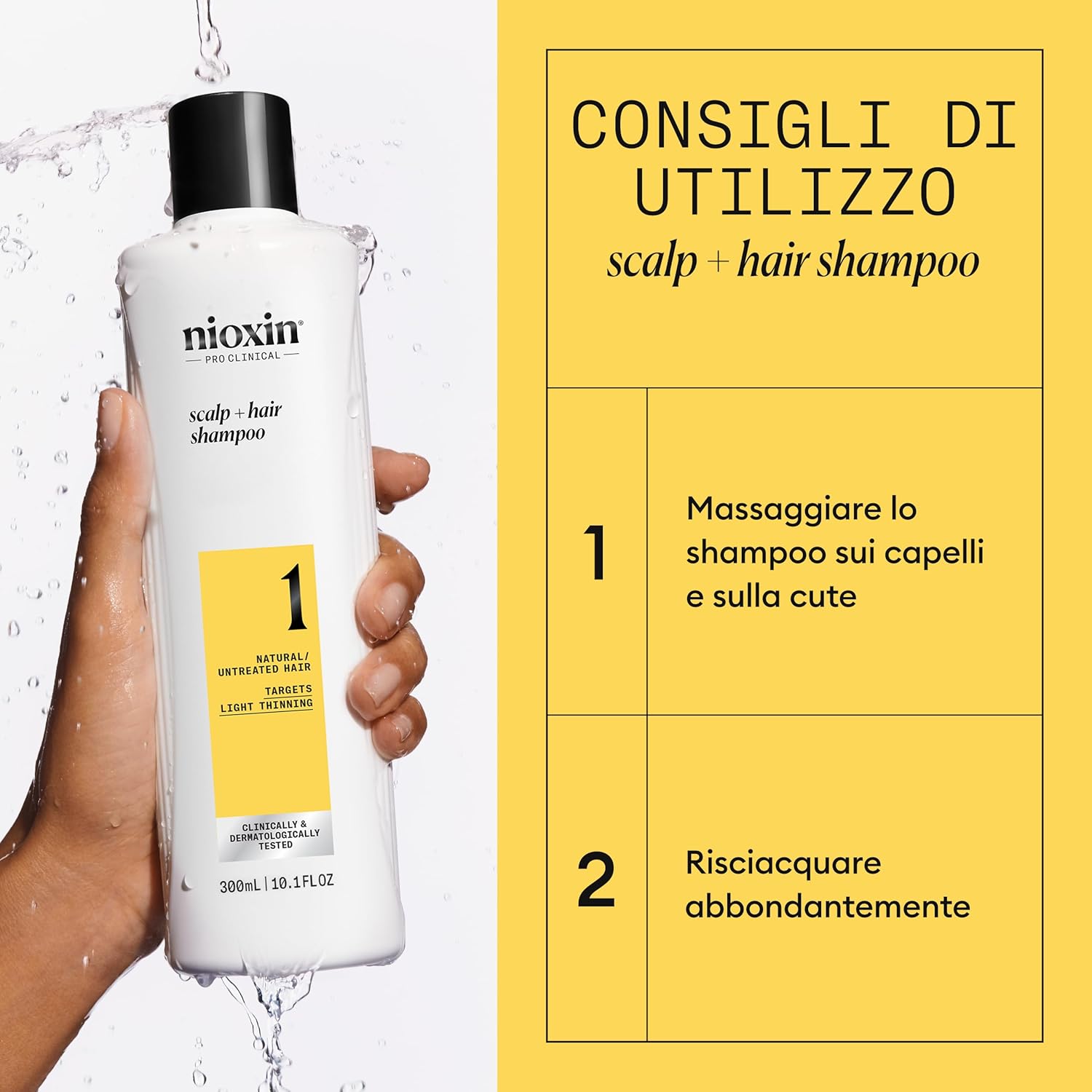 Detalle 2 de Nioxin Scalp + Hair Thickening Sistema 1 Shampoo
