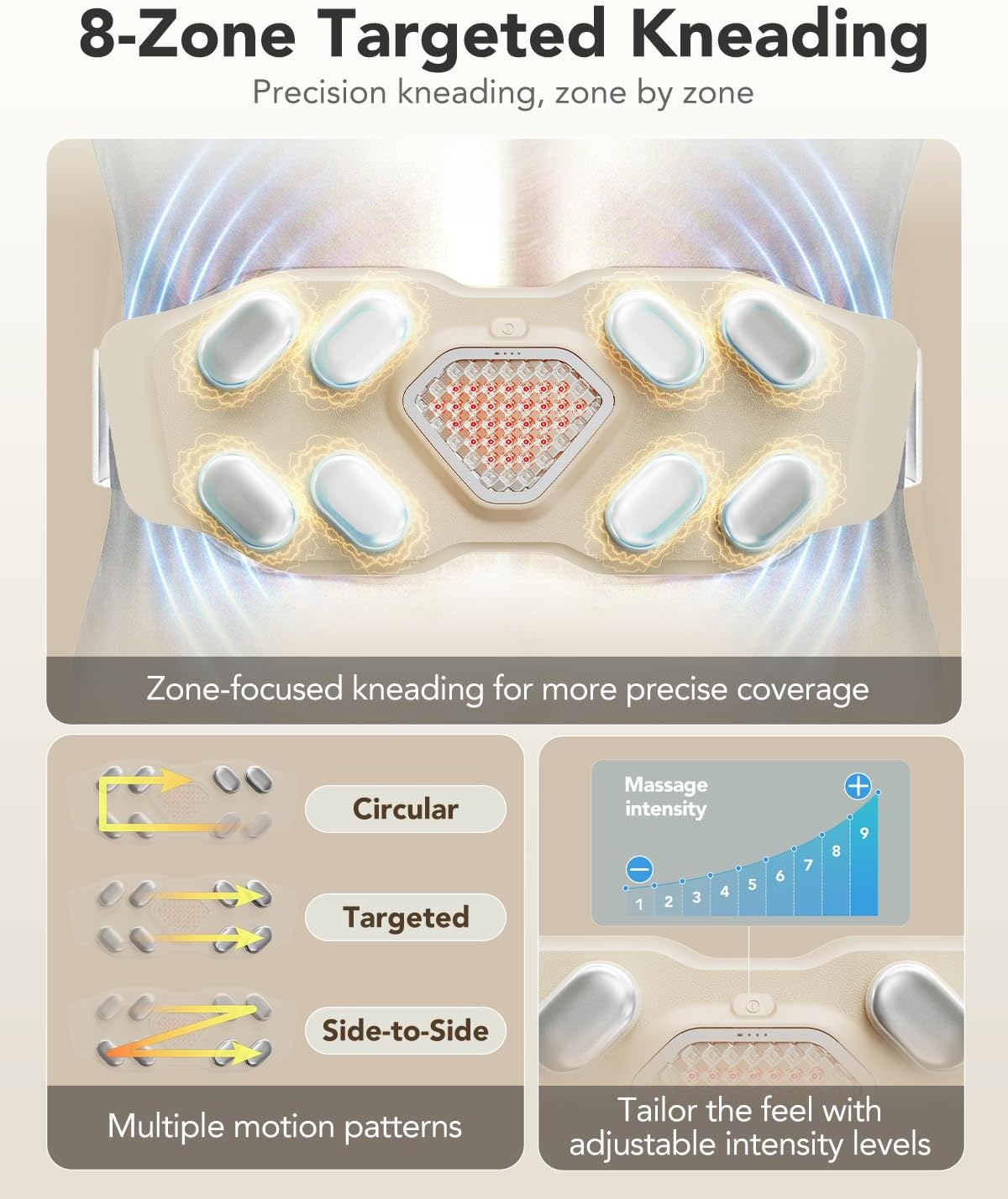Thumbnail 4 de SKG Lower Back Massager adjustable cordless heating pad