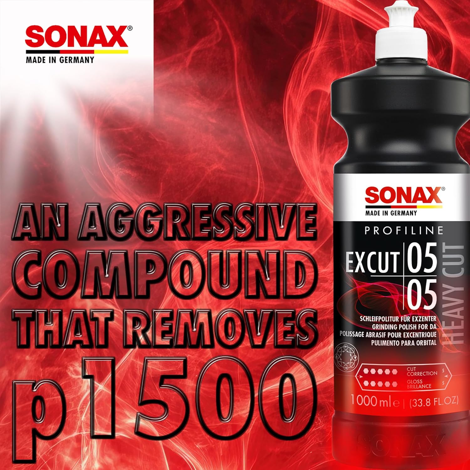 Thumbnail 5 de SONAX PROFILINE ExCut 05-05 (1 L): pasta abrasiva rimuove graffi e residui dalla vernice auto