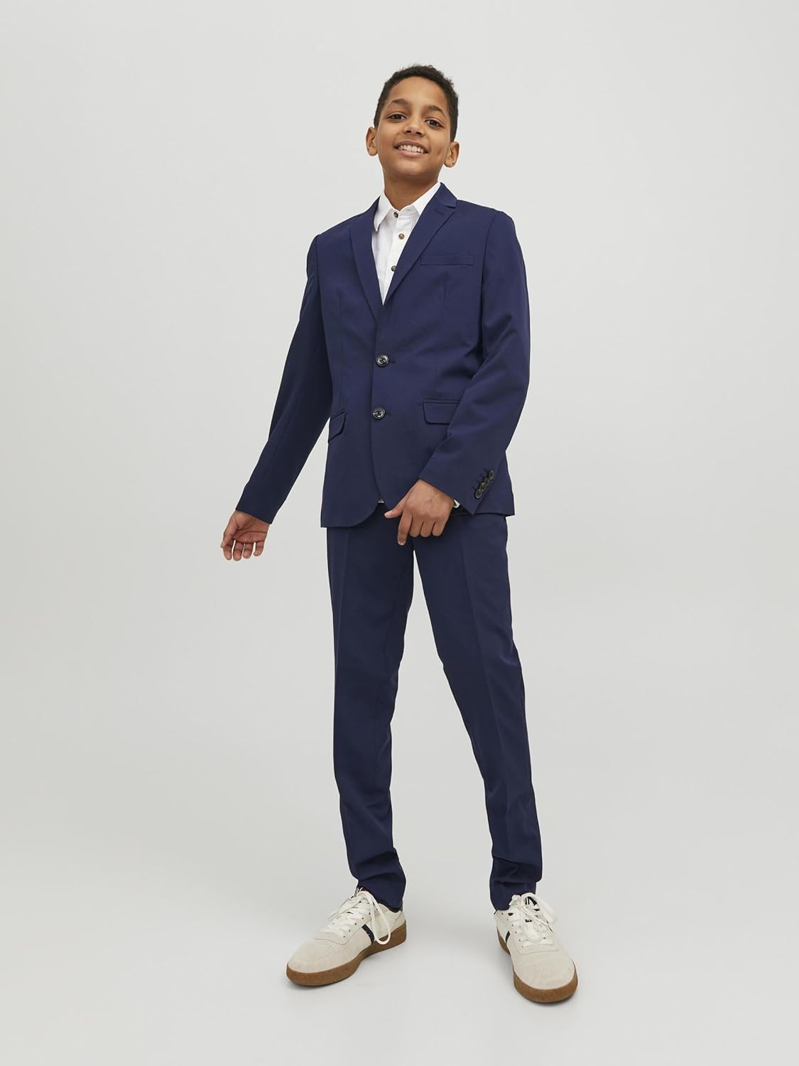 Thumbnail 2 de JACK & JONES Jungen-Einreihiger Blazer und Hose JPRSOLAR Anzug Junior – Slim Fit