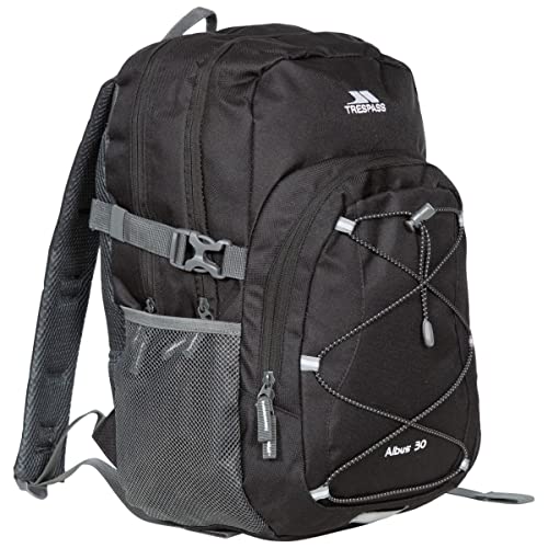 Detalle de Trespass Albus 30 Litre Backpack: A Practical Rucksack for School, Work, Hiking and More