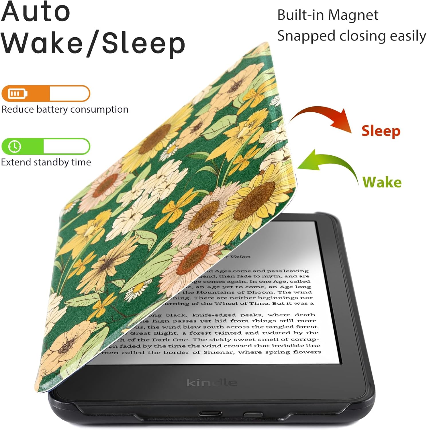 Detalle 1 de CoBak Case for All New 6 Inch E-Reader