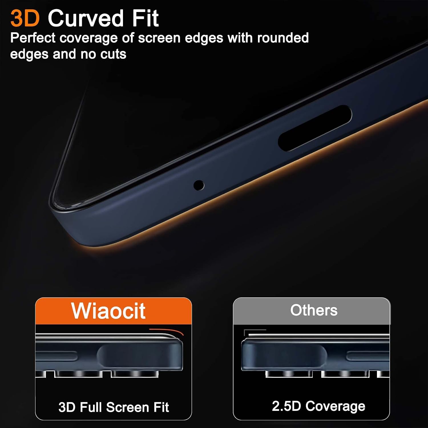 Thumbnail 4 de Wiaocit Galaxy A16 5G Screen Protector 3-Pack