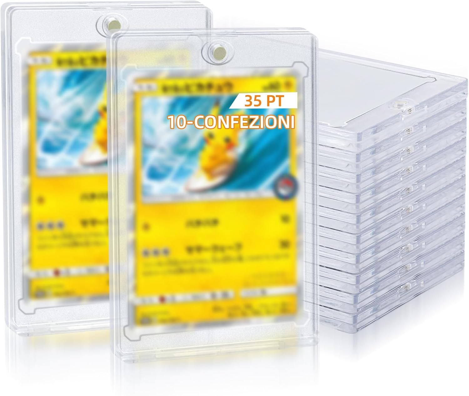 Tolesum 10PCS porta carte magnetiche 35PT