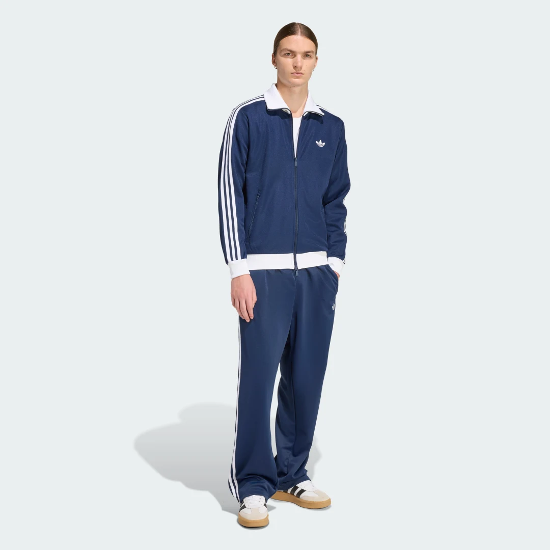 Detalle de Pantalón holgado Adicolor — Adidas (Azul)