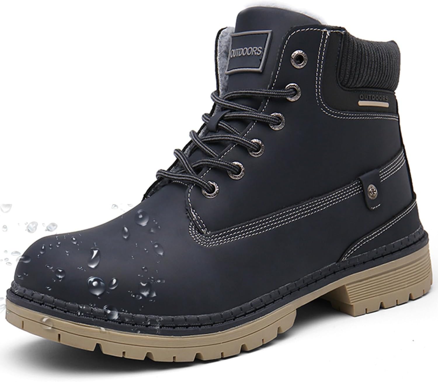 Thumbnail 2 de Stivali invernali unisex impermeabili con pelliccia extra calda