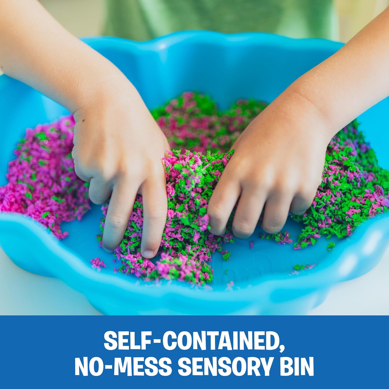 Detalle 2 de Educational Insights Pluffle® Sensory Station Sensory Bin Foam Set (Ages 3+) – No-Mess Alternative to Sand Toys & Slime