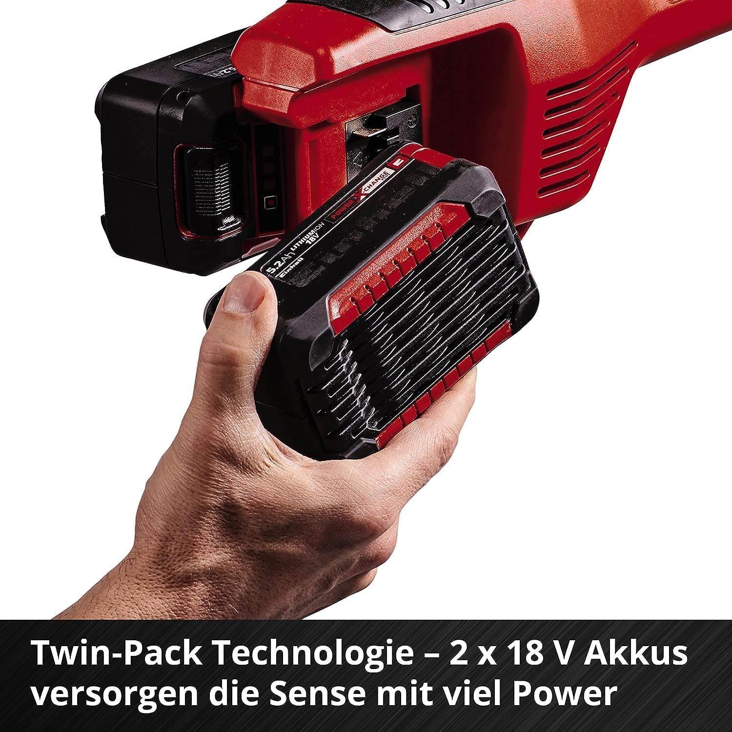Thumbnail 6 de Einhell Akku-Sense Agillo 36/255 BL Power X-Change – 2×18 V Brushless, elektronische Drehzahlregulierung (ohne Akku & Ladegerät)