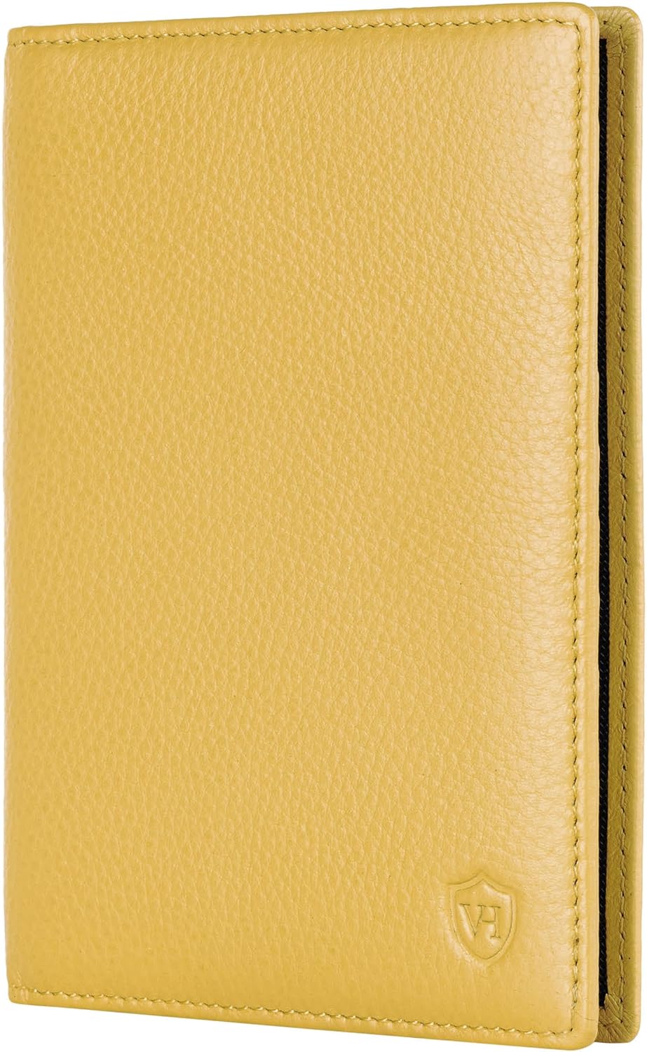 VON HEESEN Reisepasshülle Leder Etui mit RFID-Schutz (Gelb) – Passhülle & Karten-Organizer
