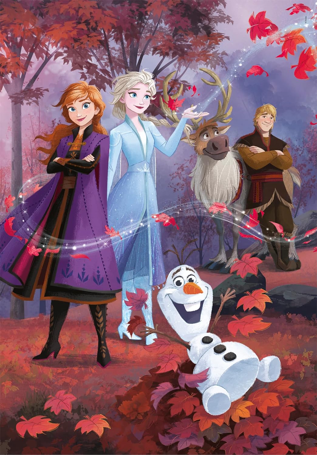 Thumbnail 1 de Clementoni Supercolor Puzzle Disney Frozen 60 pezzi (26474) per bambini da 4 anni, 62x42 cm, Made in Italy