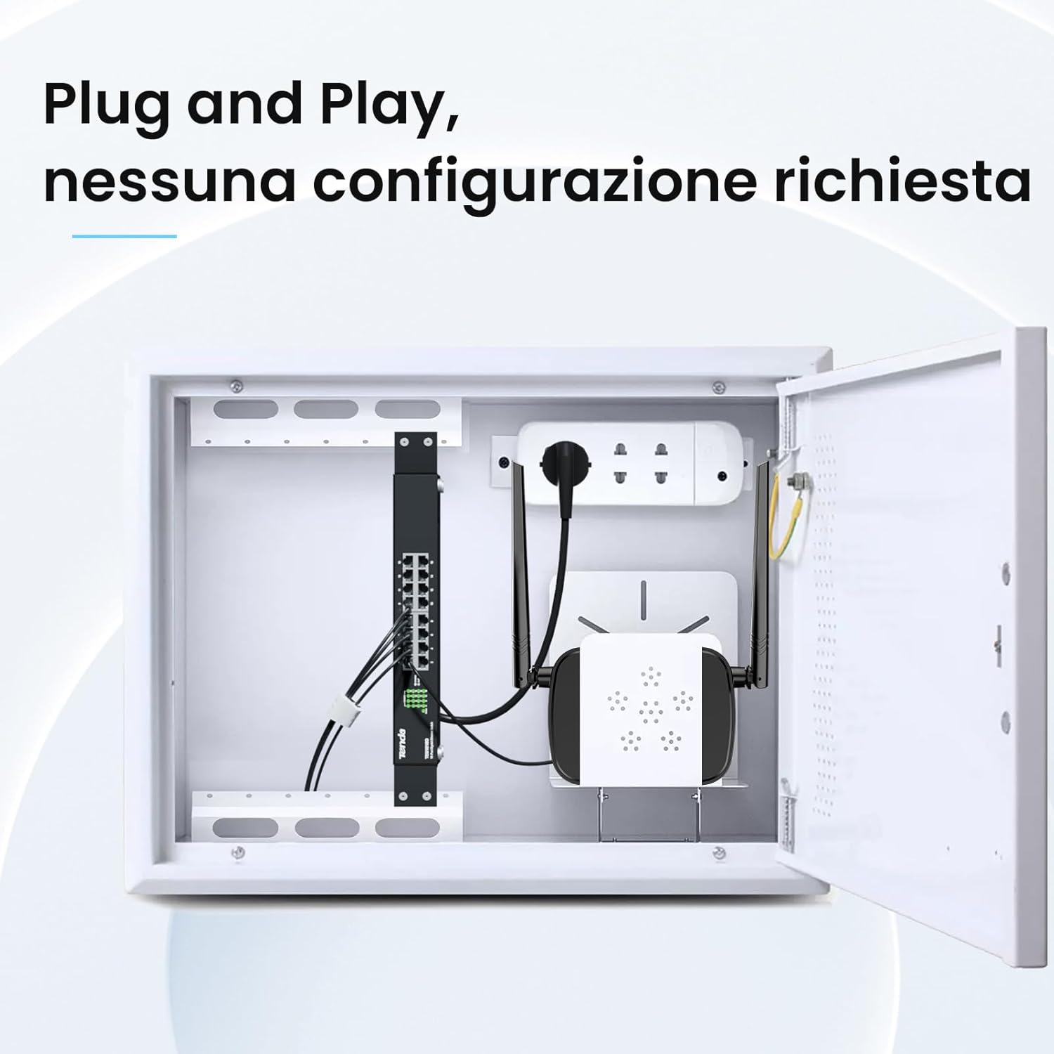 Thumbnail 3 de Tenda TEG1016D switch Gigabit a 16 porte RJ45 (10/100/1000 Mbps), plug & play