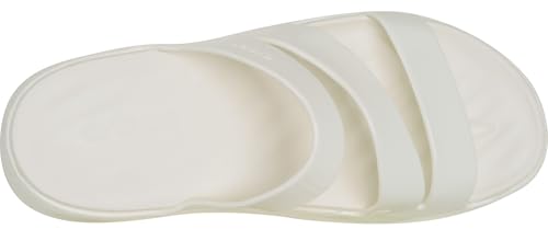 Detalle de Crocs Getaway Patent Strappy Sandalias Mujer, color Tiza (42/43 EU)