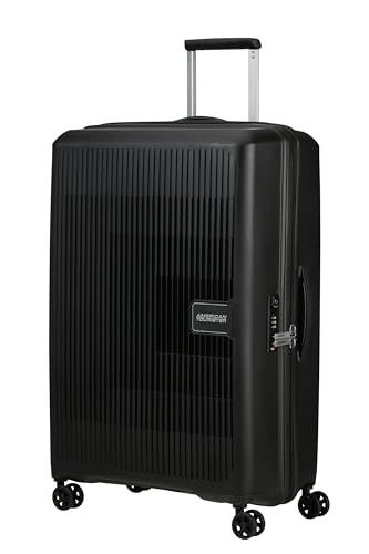 Detalle de American Tourister Aerostep Spinner L: maleta expansible de 77 cm, 101,5–109 L, negra