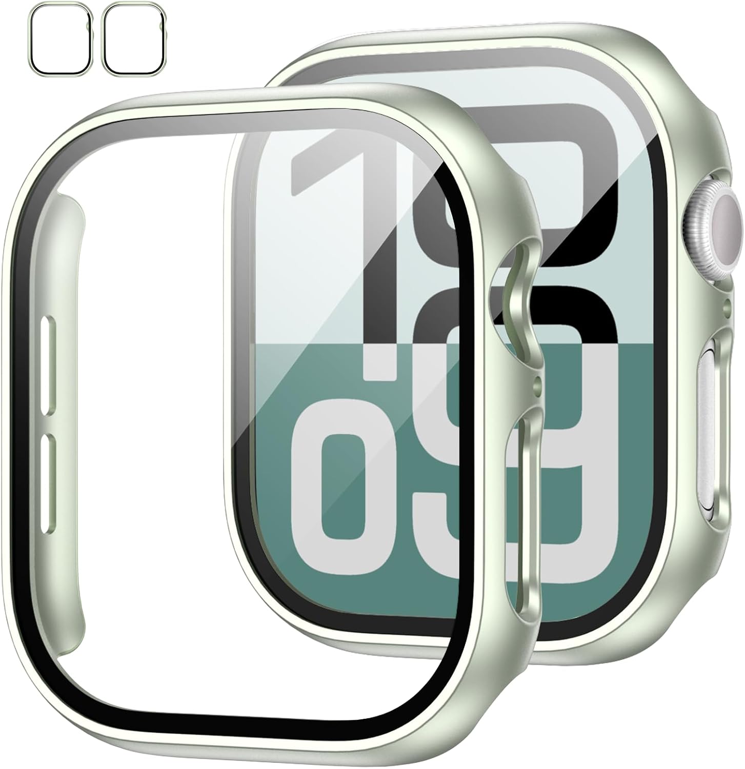 Detalle de JZK Apple Watch Case with Tempered Glass
