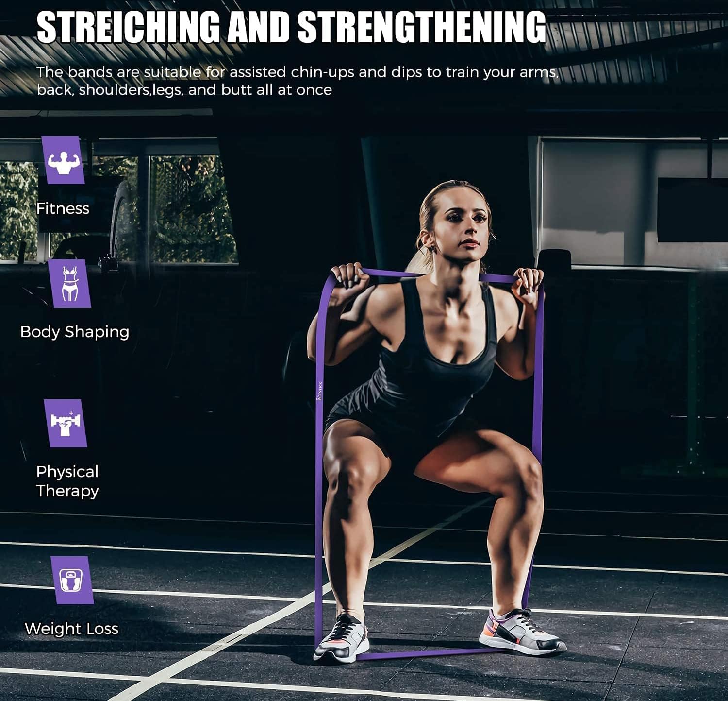 Thumbnail 4 de VEICK Fitness Bands Set: Durable Resistance Bands for Home Gym and Pull-Ups
