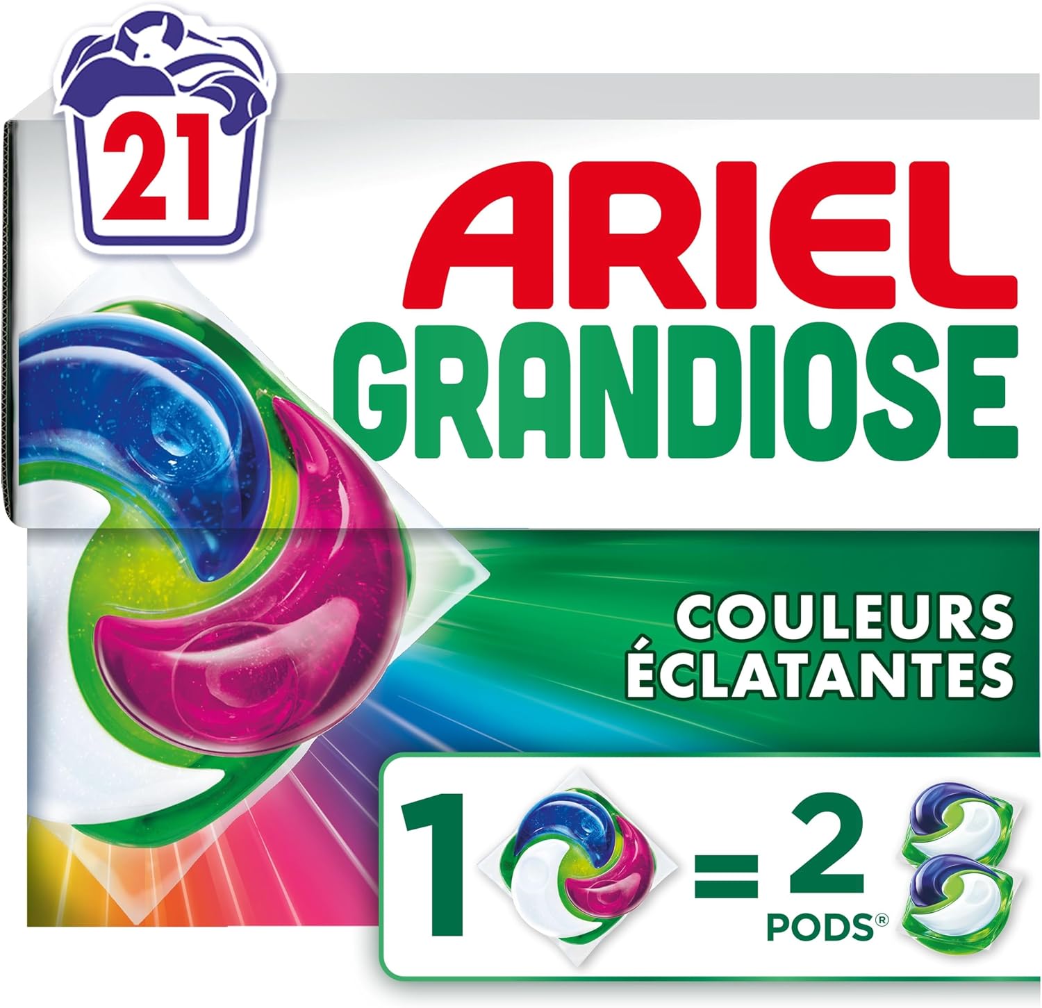 Detalle de Ariel Grandiose PODS lessive 21 lavages