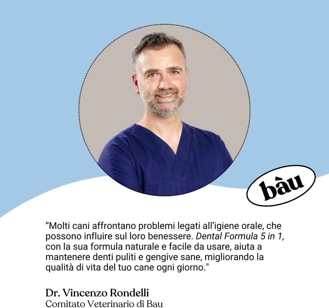Thumbnail 5 de Bau Dental Formula 5 in 1 per Cani: Additivo per Acqua per Igiene Orale Quotidiana
