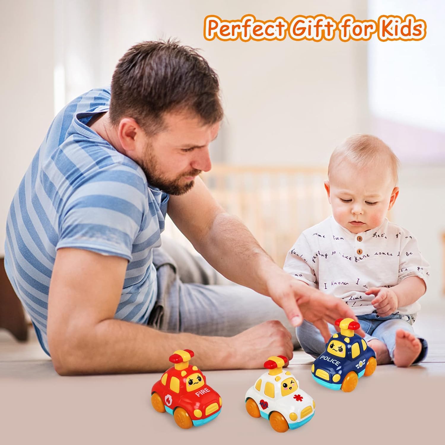 Thumbnail 6 de LEADSTAR Baby Toy Cars: Wind-Up Cartoon Vehicles for 1–3 Year Olds