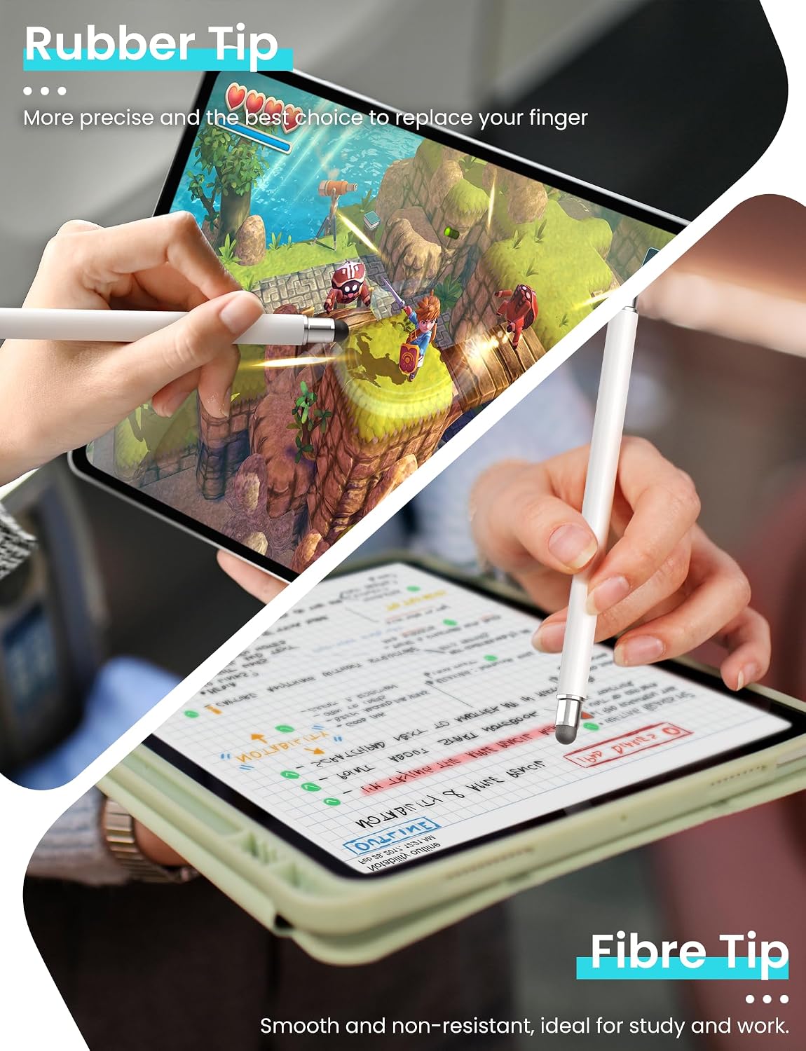 Thumbnail 5 de MEKO Stylus Pens 3‑in‑1 magnetic replacement tip