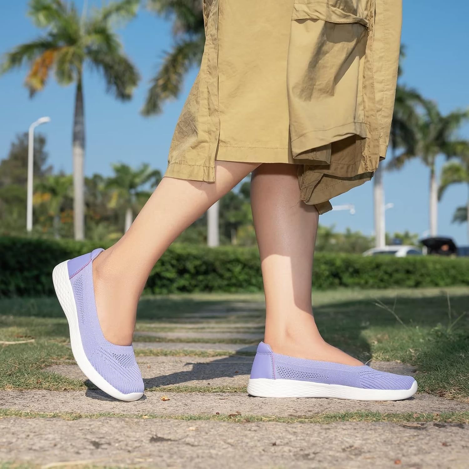 Thumbnail 2 de TIOSEBON Women's Slip-On Loafers: Breathable Low-Top Flat Shoes