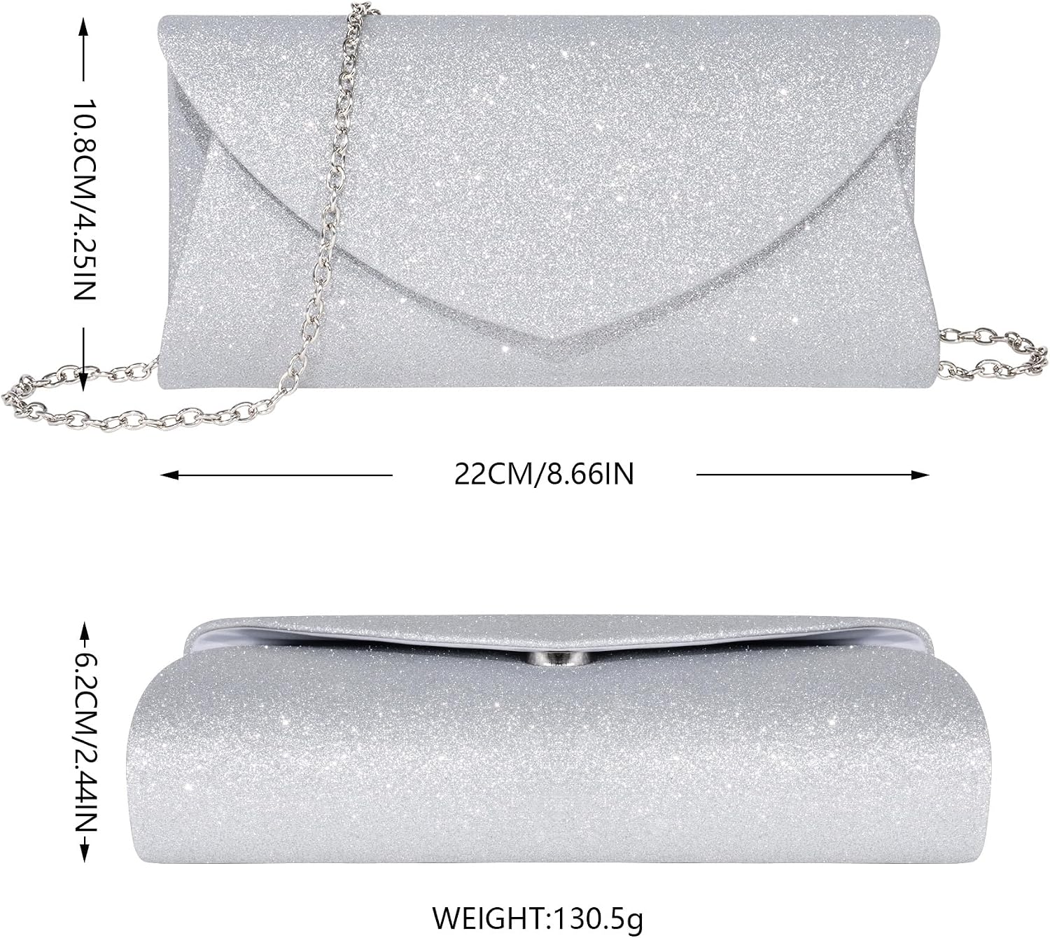 Thumbnail 3 de Toptime clutch bag 22 x 11 x 5 cm