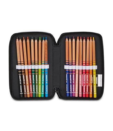 Detalle de Seven Juventus Astuccio 3 Zip: astuccio con tre scomparti e kit completo per scuola elementare e media