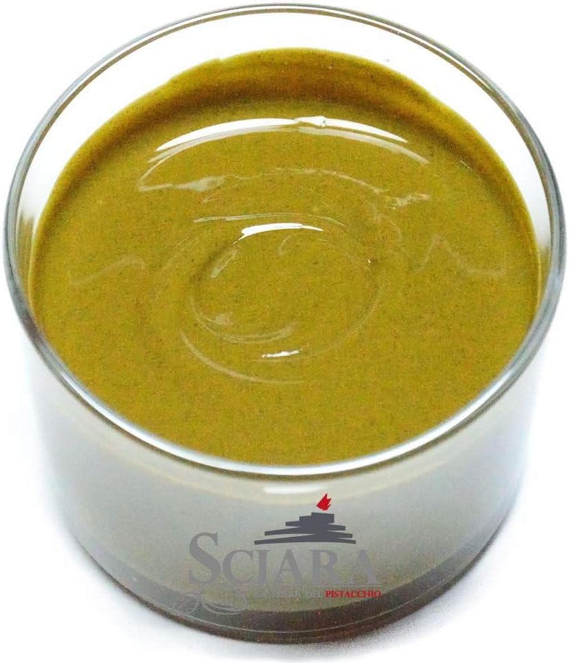 Detalle de Sciara Crema di Pistacchio 100% Pura Senza Zucchero, Lattosio e Glutine (1 kg)