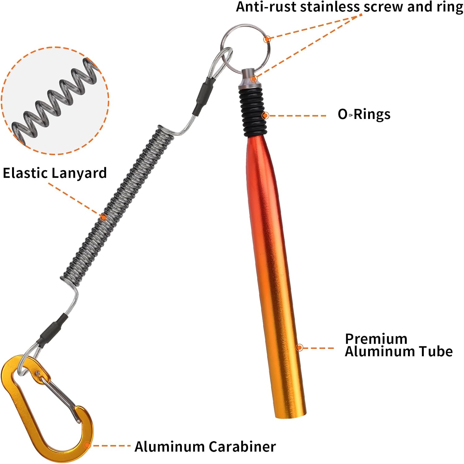 Detalle de Truscend Gradient Wacky Rig Tool with Silicone O Rings (210 Pcs) for 3"-4" and 5"-7" Worm Lures
