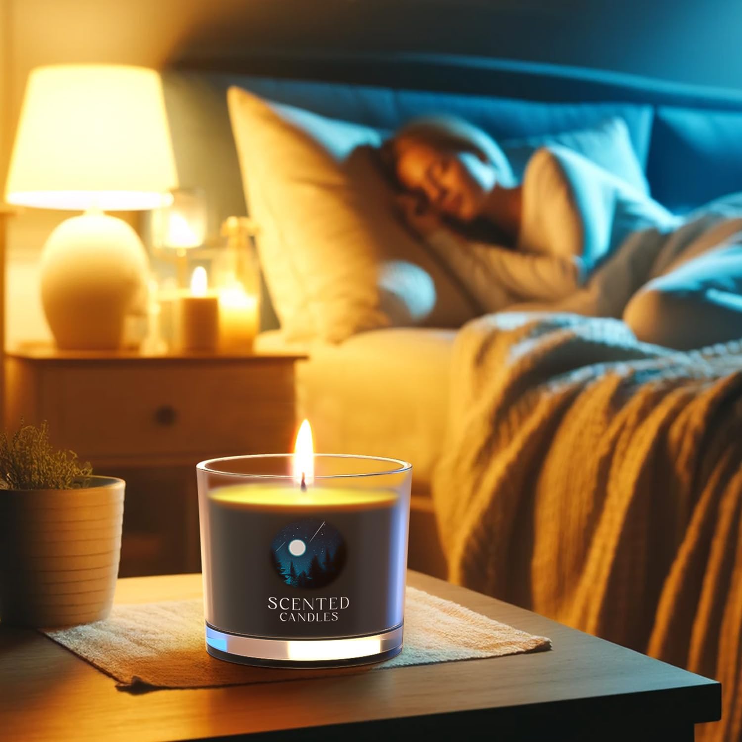 Thumbnail 3 de CHILLFLAME Men’s Scented Votive Candle Gift Set (Black, 3 pack, 200g)