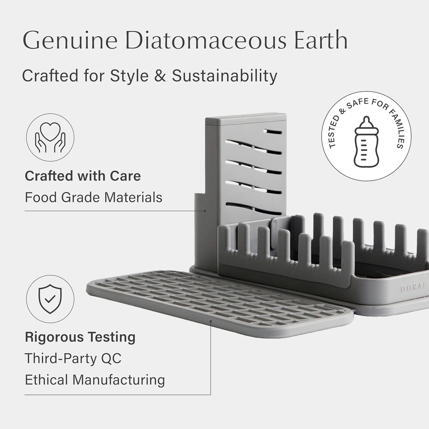 Thumbnail 4 de Dorai Home Collapsible Dish Drying Rack 19.9"