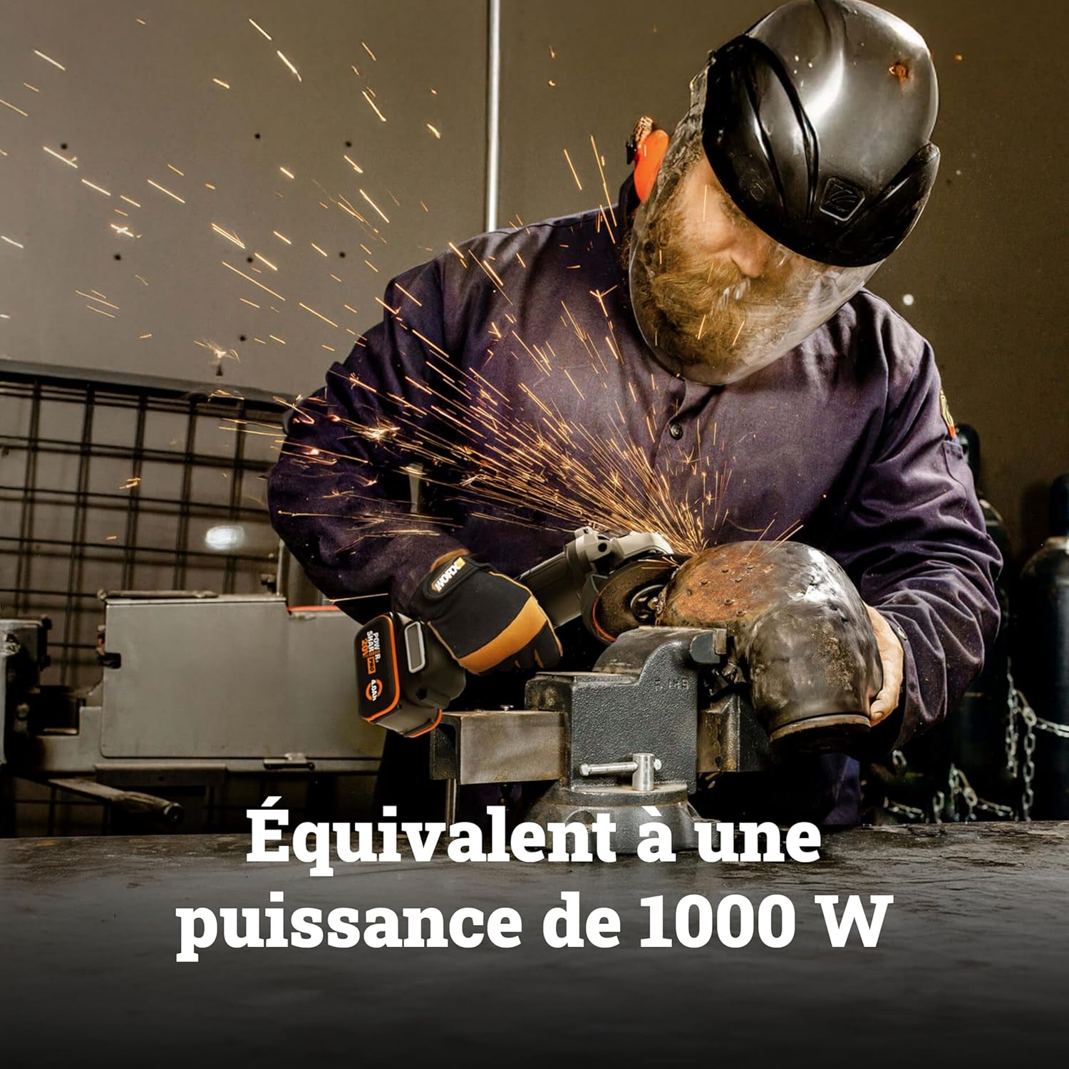 Thumbnail 2 de WORX Meuleuse d'Angle sans Fil Brushless 20V WX814.9 – Disque 125 mm (sans batterie ni chargeur)