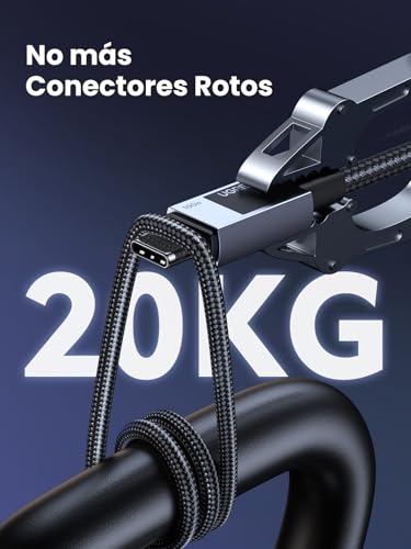 Thumbnail 7 de UGREEN Cable USB-C 100W con carga rápida PD 3.0 (5A/20V) y carcasa de aluminio trenzado