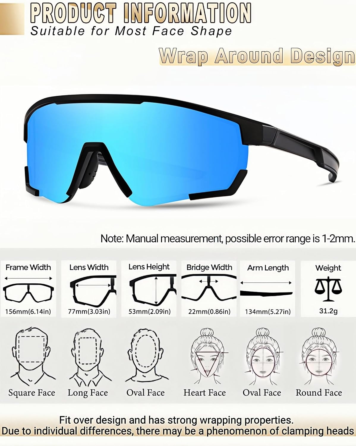 Thumbnail 4 de KANASTAL Gafas de Ciclismo TR90 Ultraligeras