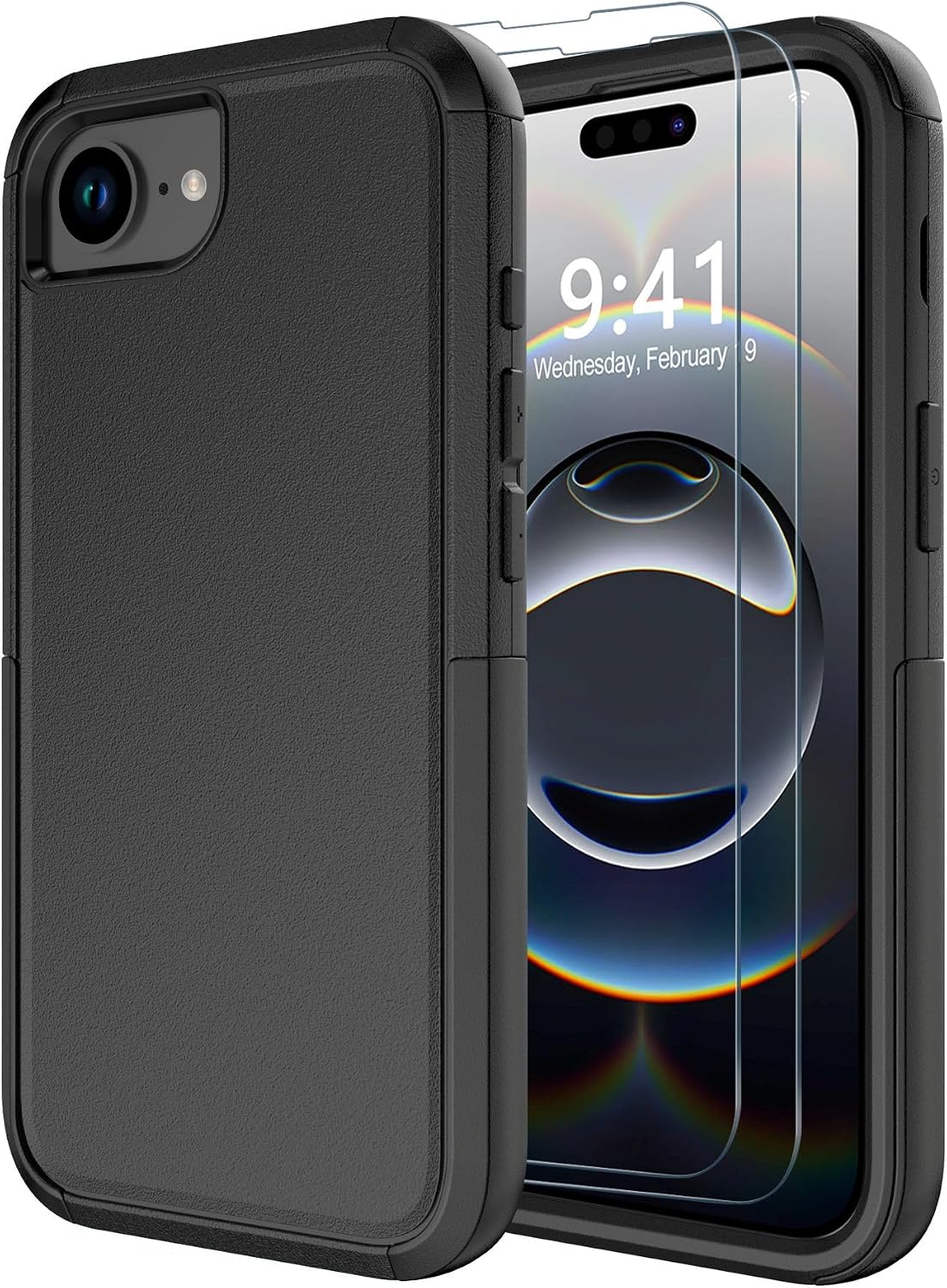 Detalle de Diverbox iPhone 16e heavy duty case 6.1 inch