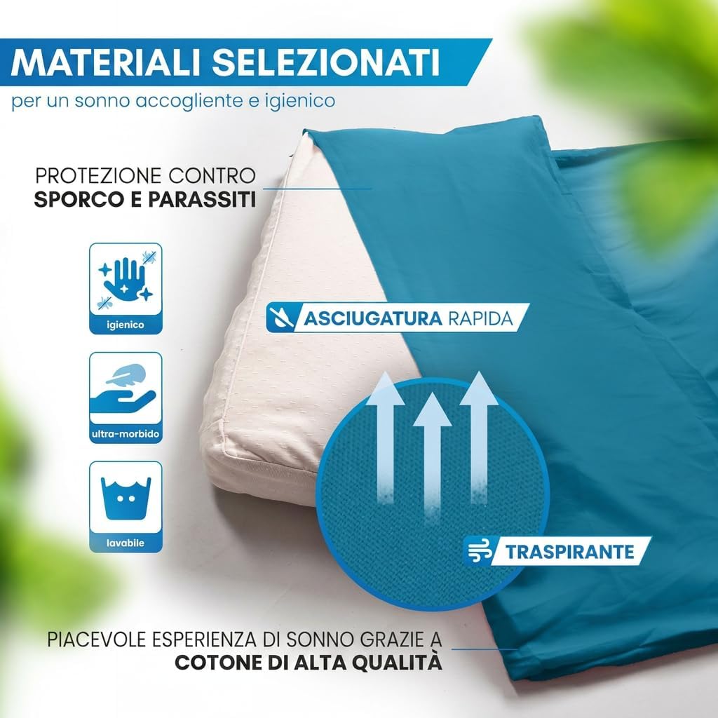 Thumbnail 1 de NORDMUT Sacco a Pelo estivo in Microfibra o Cotone – Compatto, traspirante e con scomparto per cuscino