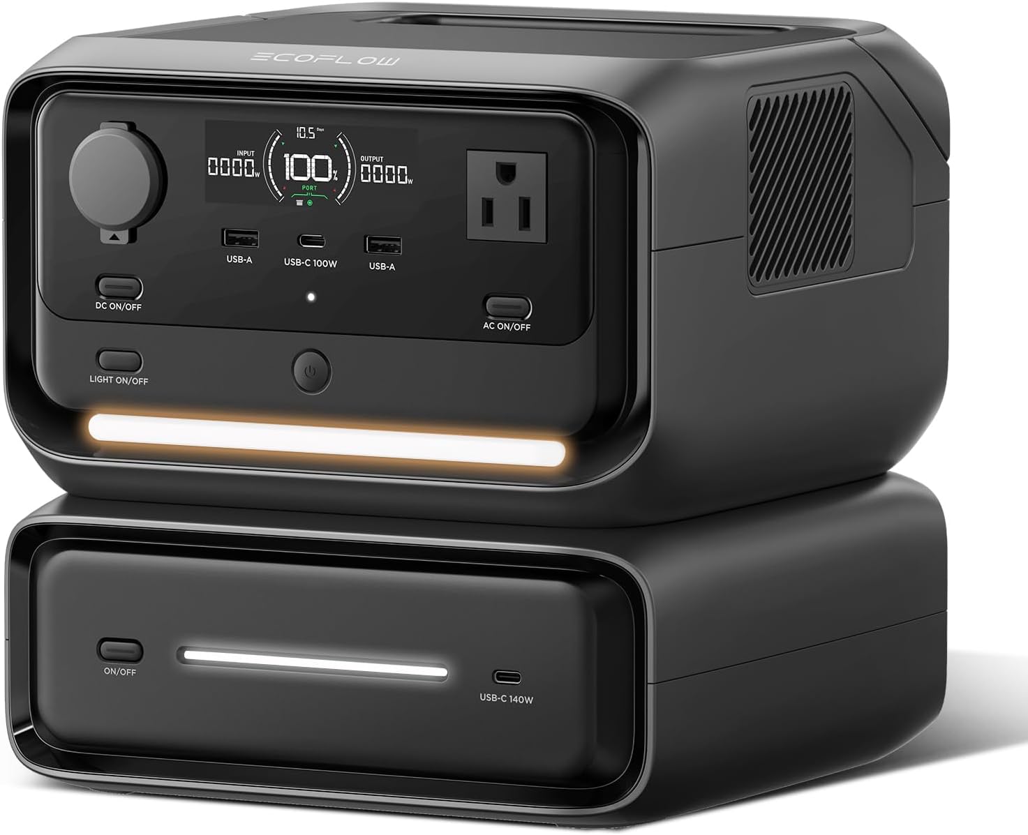 Detalle de EF ECOFLOW RIVER 3 Max Portable Power Station, 572Wh LFP Battery, UPS