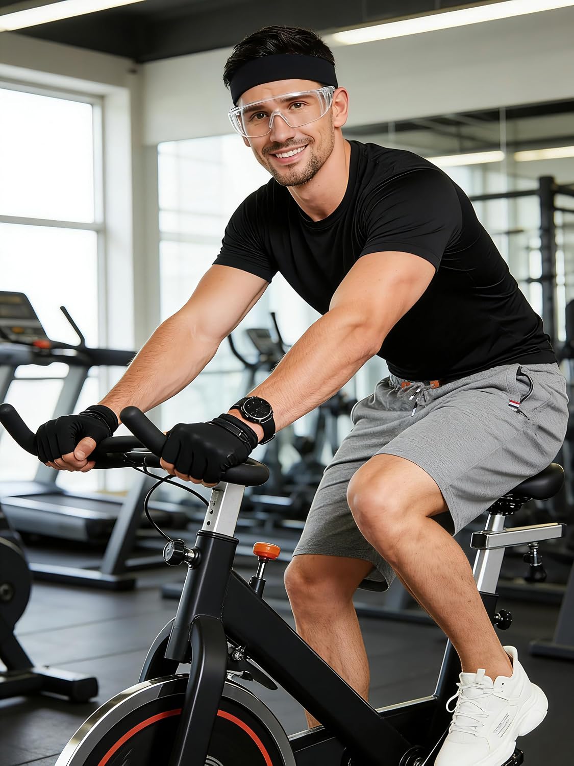 Detalle de ZOXOZ Kurze Hosen Herren Shorts Sports Baumwolle mit Reißverschluss Elastische Taille