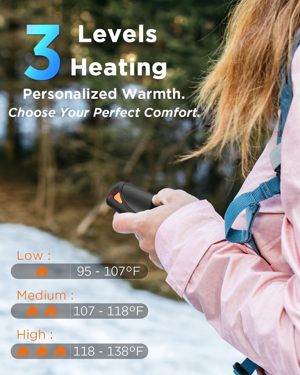 Detalle 2 de Hand Warmers Rechargeable 14,000mAh