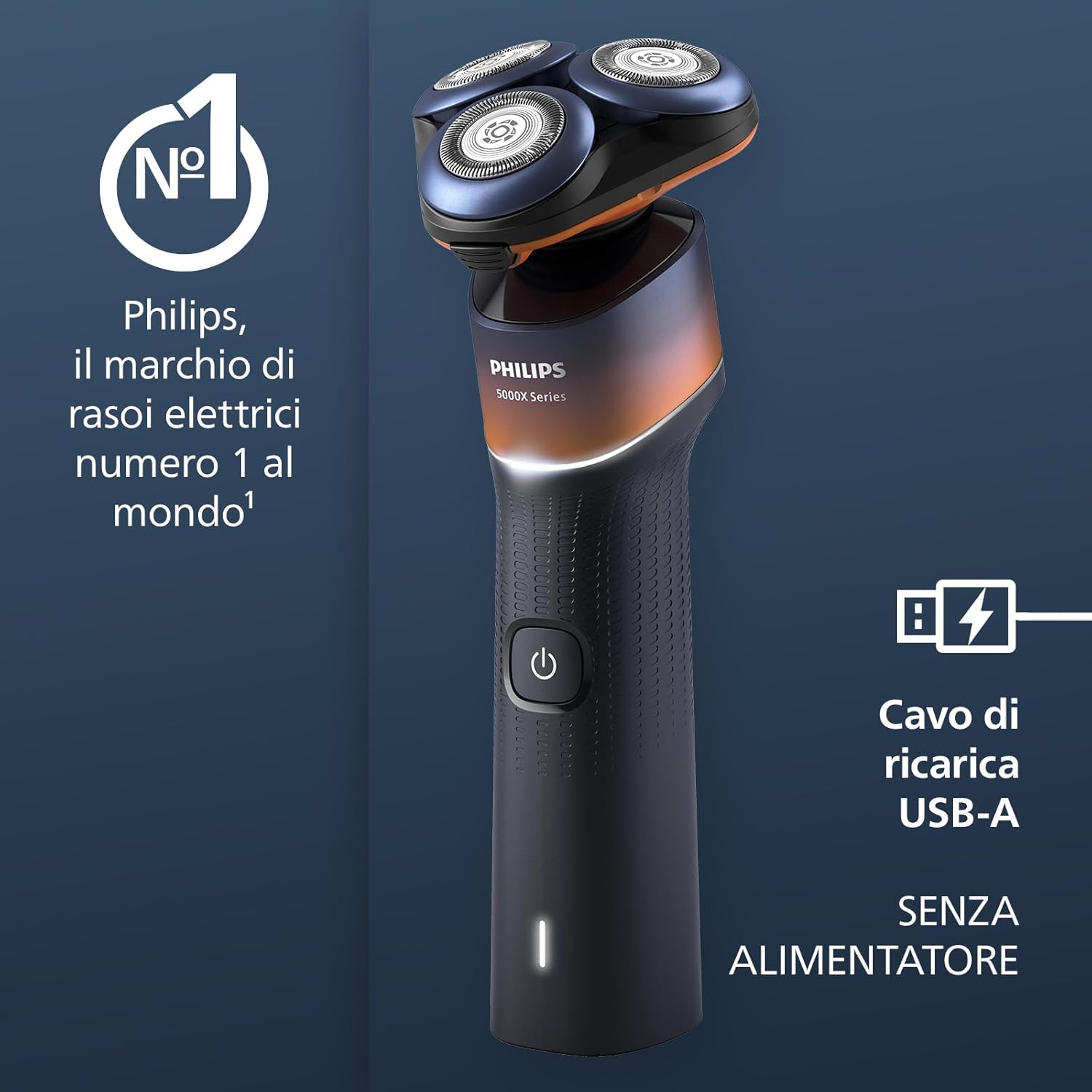 Thumbnail 3 de Philips Shaver 5000X X5012/00 rasoio Wet & Dry con Skin Protect e testina 360°