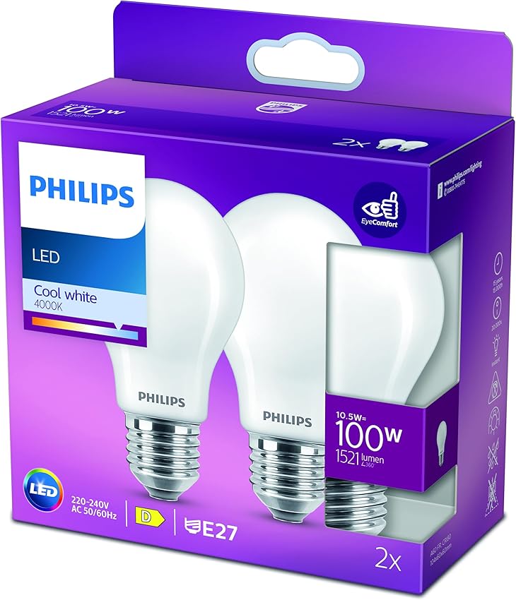 Thumbnail 3 de Philips Bombilla LED E27 150W Blanco Cálido