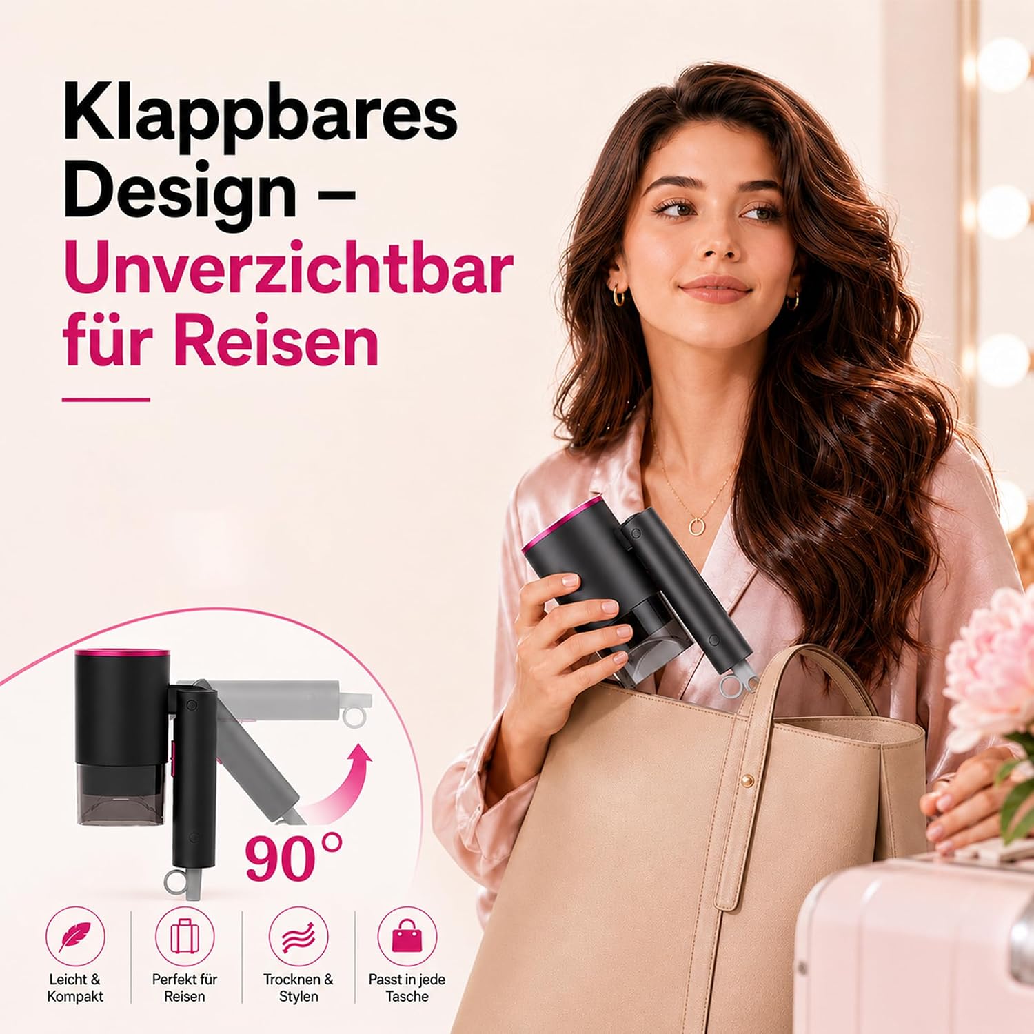 Thumbnail 6 de AIUNAOM Reisefön mit 2000 W, klappbar