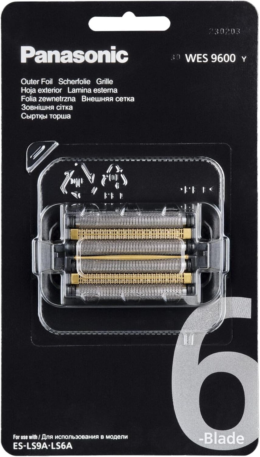 Detalle 2 de Panasonic WES9600Y1361 scheerkopset met 6-bladsysteem van Japans roestvrij staal